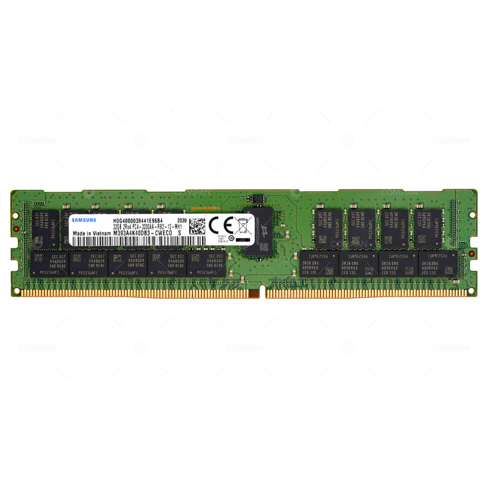 M393A4K40DB3-CWE SAMSUNG DDR4 32GB 2RX4 PC4-25600 3200MHZ RDIMM CL22